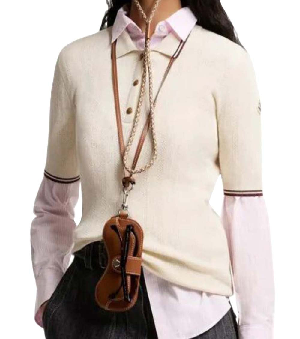 Off White Knitted Logo Polo Shirt 4