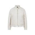 Light Beige Quilted Jacket 1