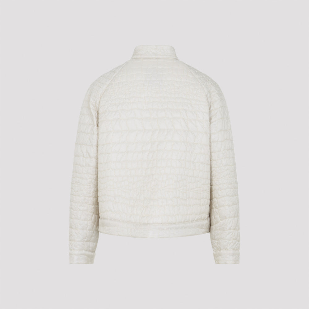 Light Beige Quilted Jacket 4