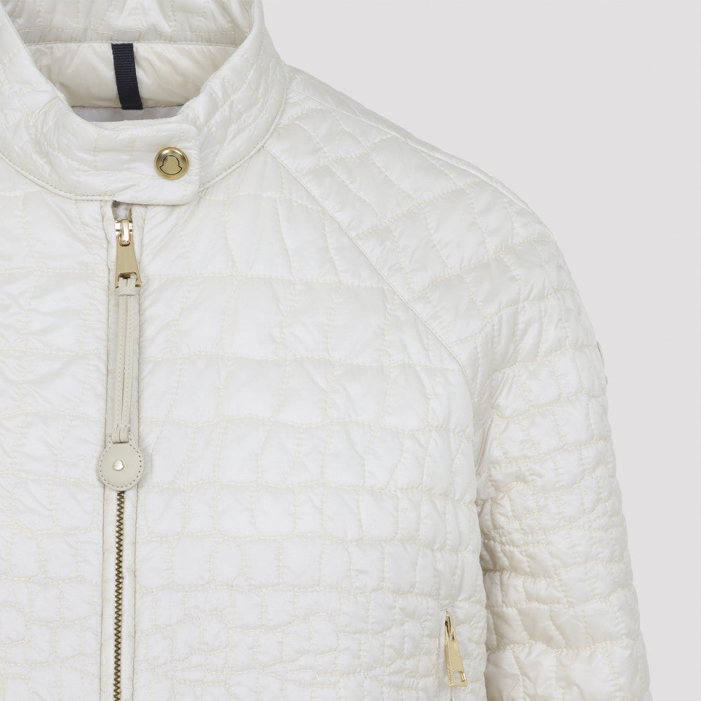 Light Beige Quilted Jacket 5