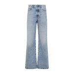 Blue Flared High Rise Jeans 1