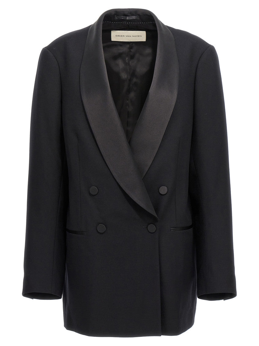 Black Blinker Tux Blazer 1