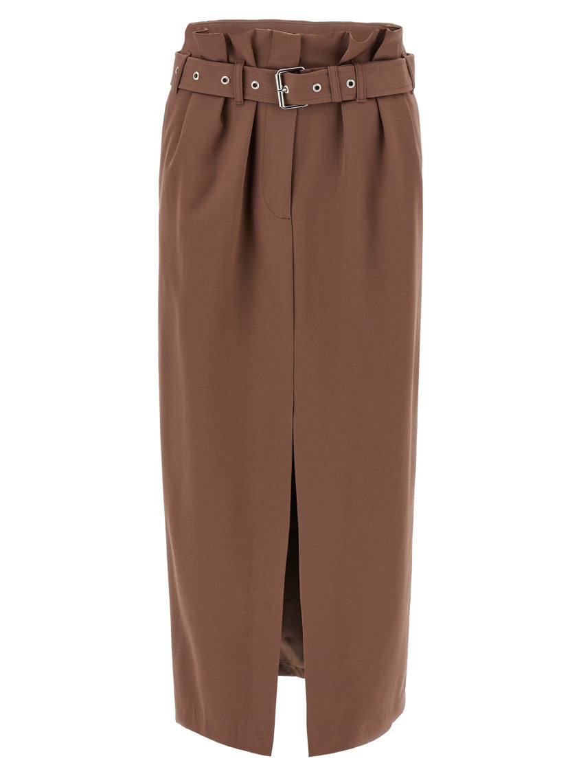 Brown 'Seaches' skirt 1