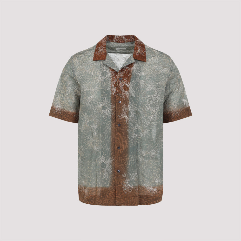 Green embroidery Shirt 3