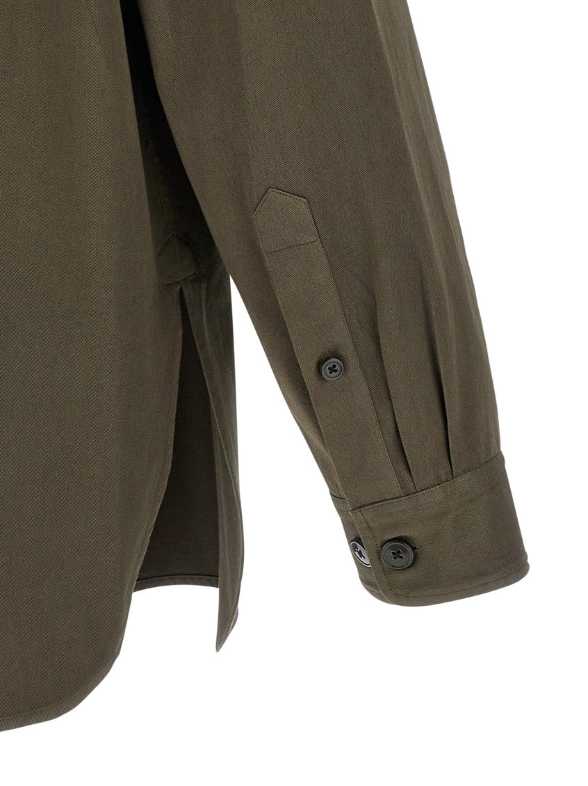 Green Crowsey Embroidered Shirt 4