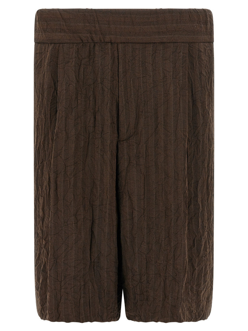 Brown Plato Bermuda Shorts 1
