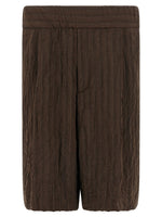 Brown Plato Bermuda Shorts 1