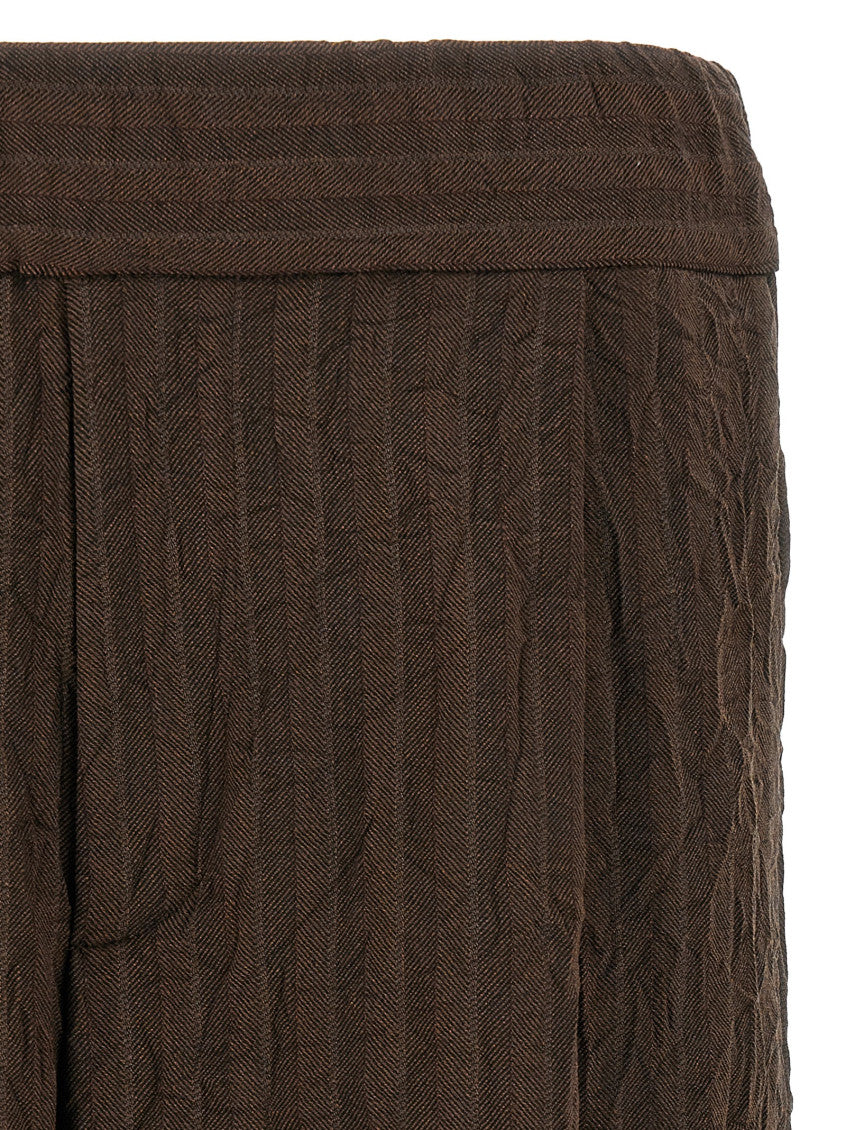 Brown Plato Bermuda Shorts 3