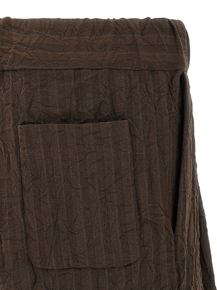 Brown Plato Bermuda Shorts 4