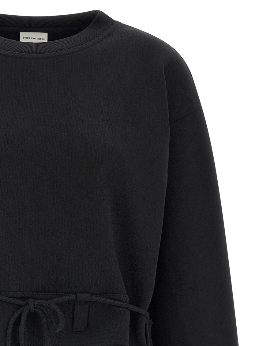 Black Crew Neck Sweatshirt 3