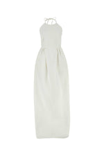 White Europa Canvas Maxi Dress 1
