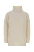 White High-neck Sweater 1