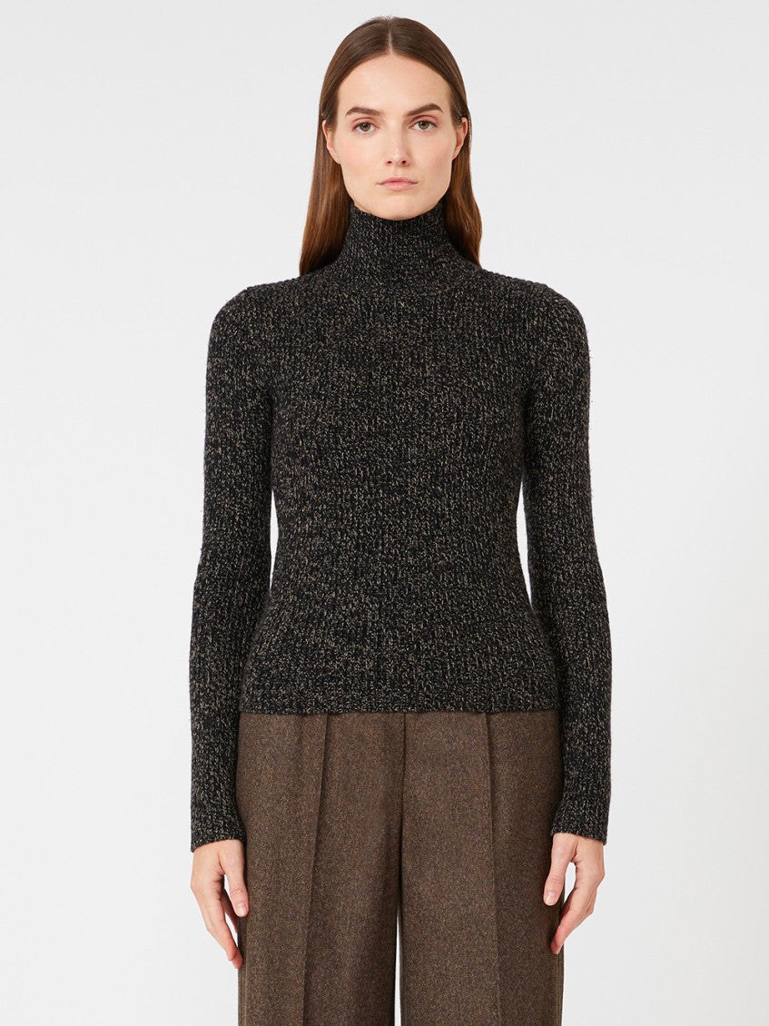 Black High-neck Sweater 2