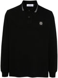 Black Slim Full Sleeves Polo 1