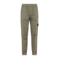 Green Logo Patch Cargo Pants 1