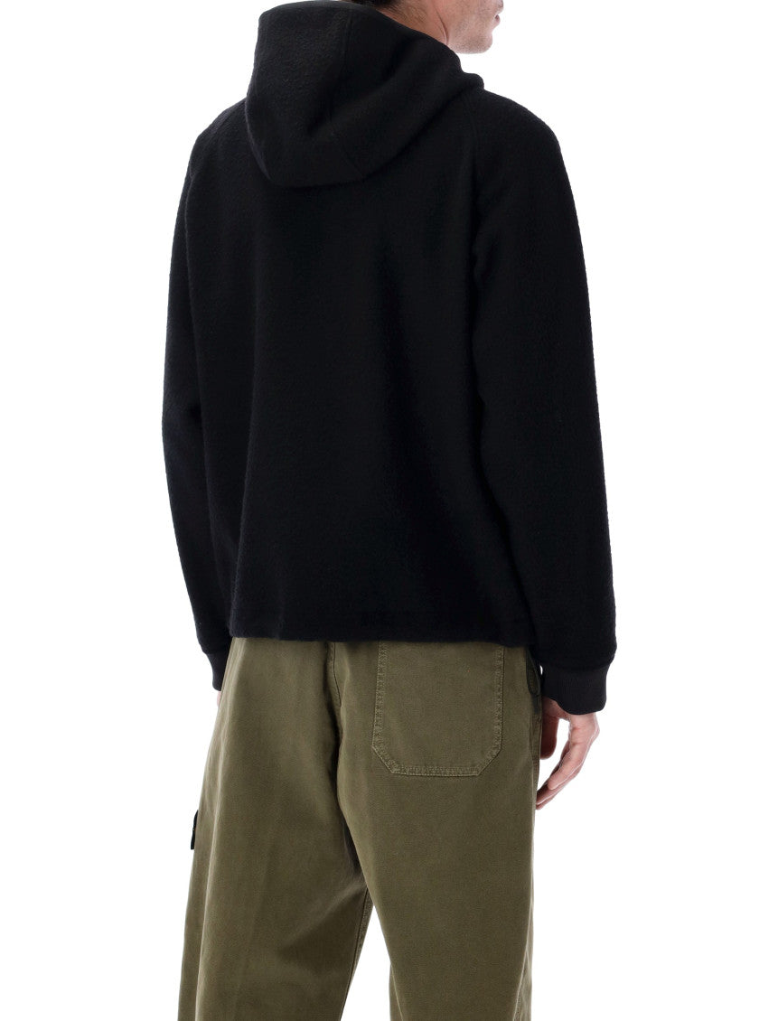 Black Zip Up Hood Jacket 2