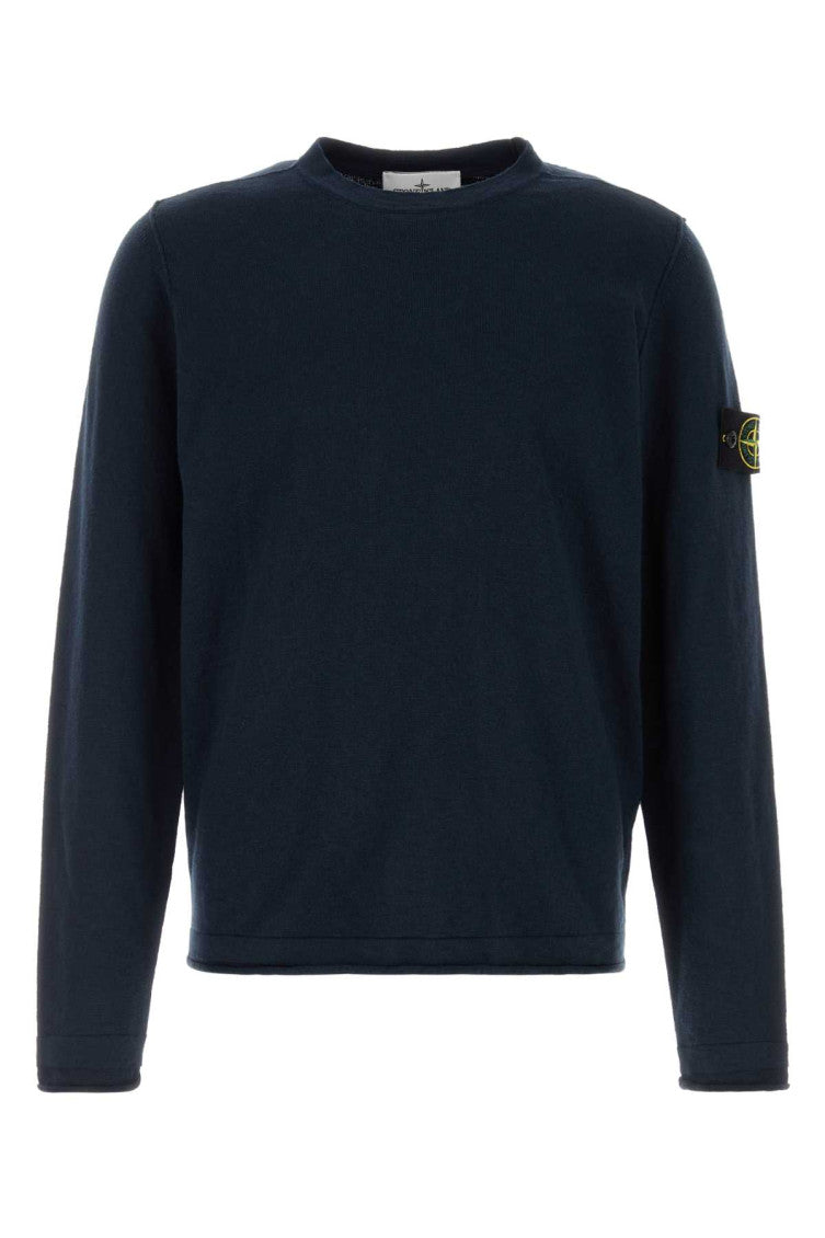 Navy Blue Logo Sweaters 1
