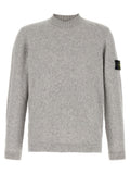 Grey Ribbed Crewneck Sweater 1