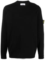 Black Logo Badge Sweater 1