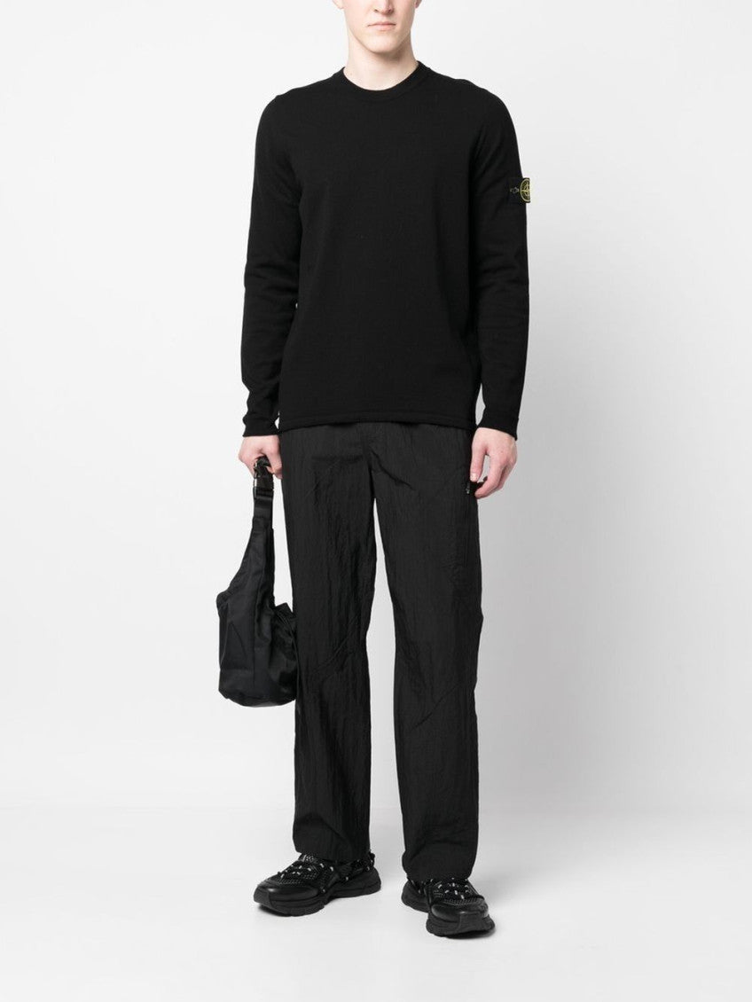 Black Logo Badge Sweater 3