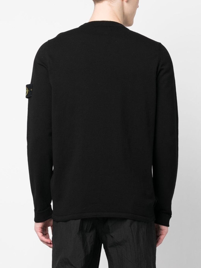Black Logo Badge Sweater 5