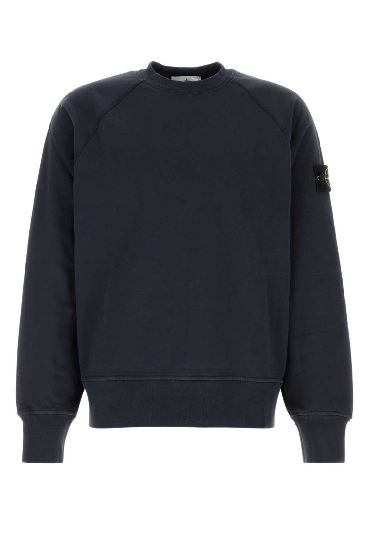 Navy Blue Crew Neck Sweatshirt 1