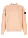 Pink Solid Crew Neck Sweatshirt 1
