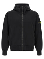 Black Solid Hooded Sweatshirt 1