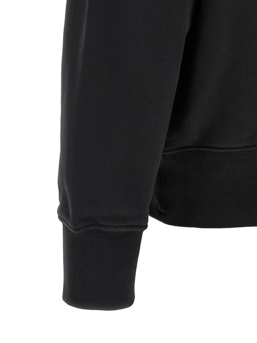 Black Solid Hooded Sweatshirt 4