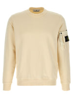 Beige 'Logo Badge' Sweatshirt 1
