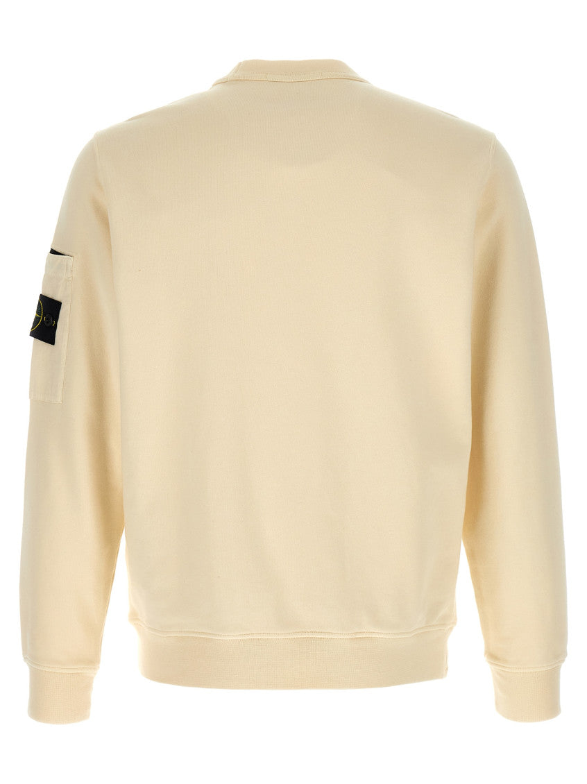 Beige 'Logo Badge' Sweatshirt 2
