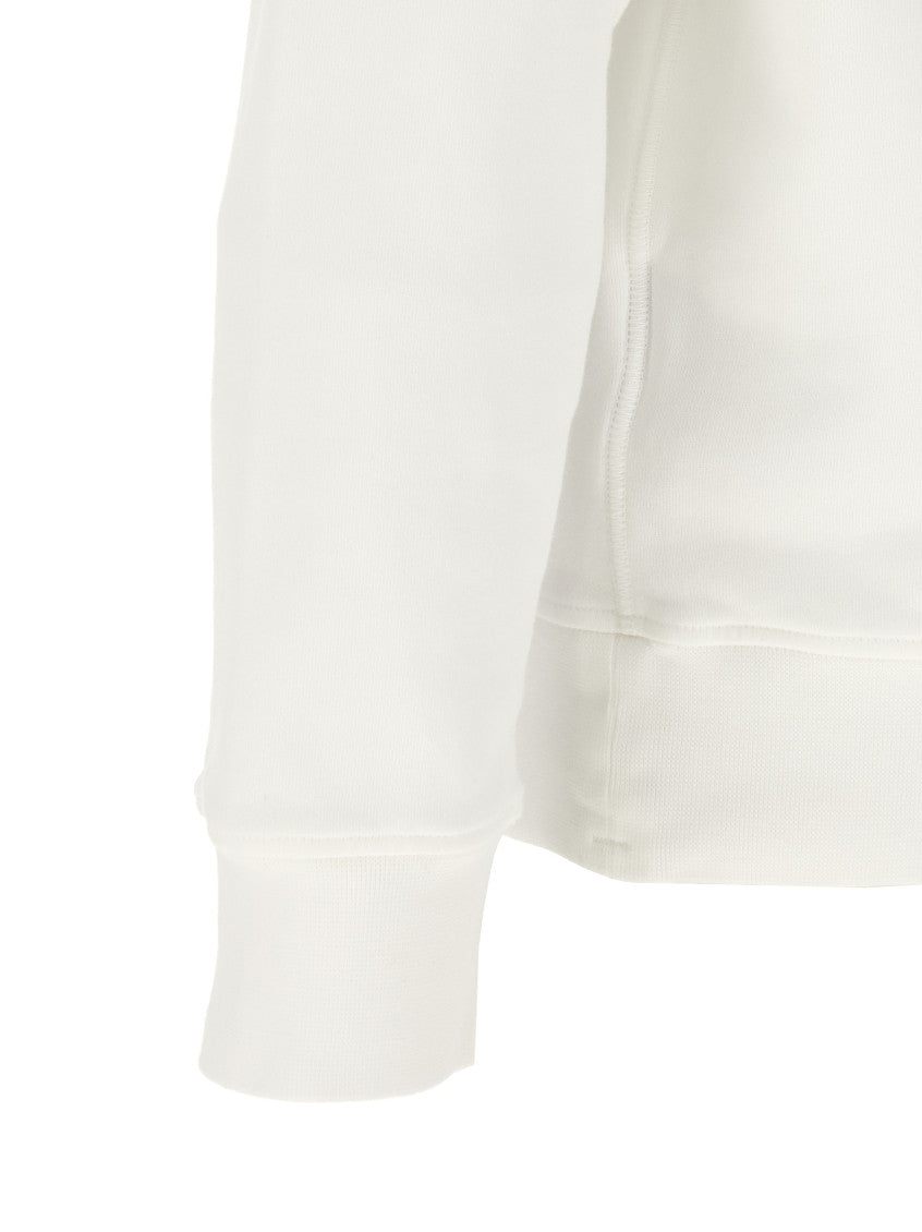 White Crew Neck Sweatshirt 4