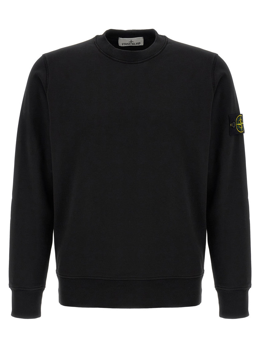 Black 'Cotton' Sweatshirt 1