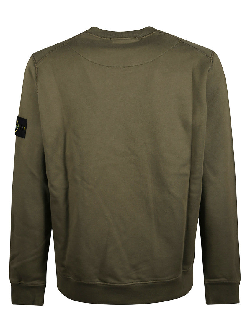 Green Crew Neck Sweatshirt 2