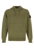 Green Solid Regular Hoodie 1
