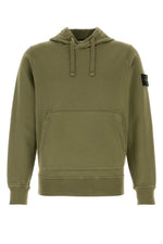 Green Solid Regular Hoodie 1