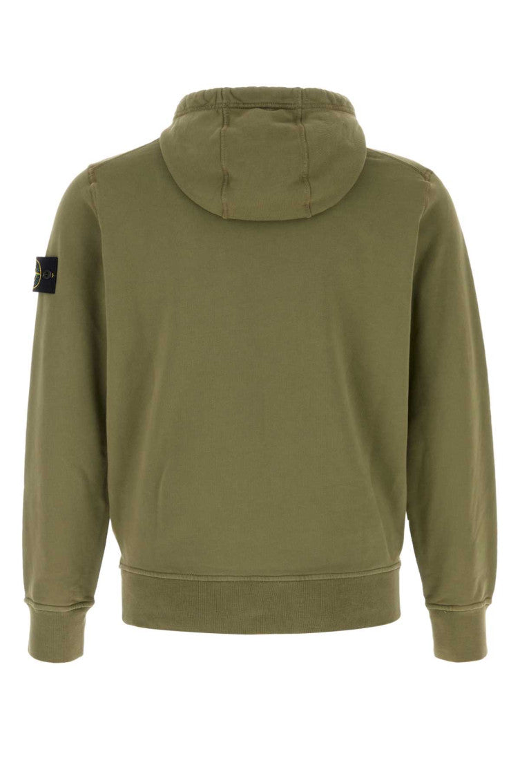 Green Solid Regular Hoodie 2