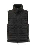 Black Quilted None Jacket 1