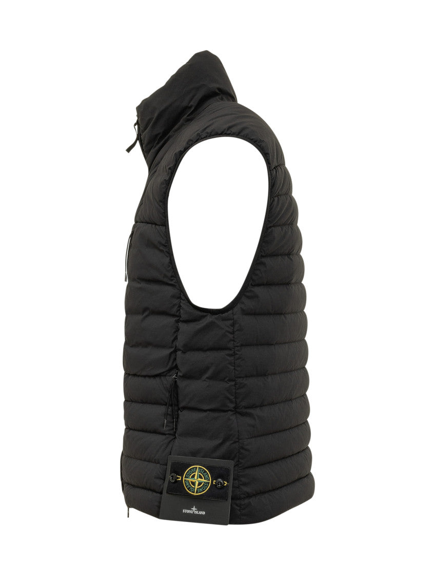 Black Quilted None Jacket 2