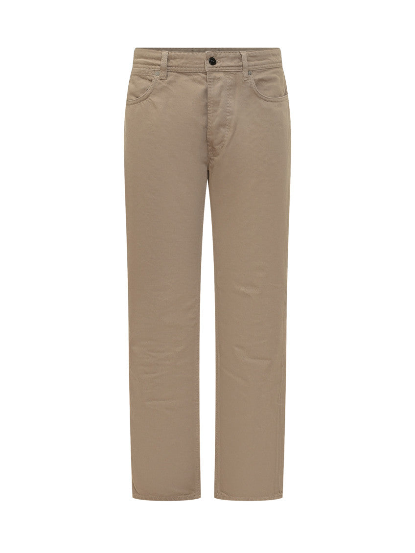 Light Brown Straight Jeans 1