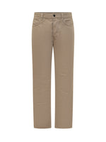Light Brown Straight Jeans 1