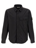 Black Logo Shirt Jacket 1