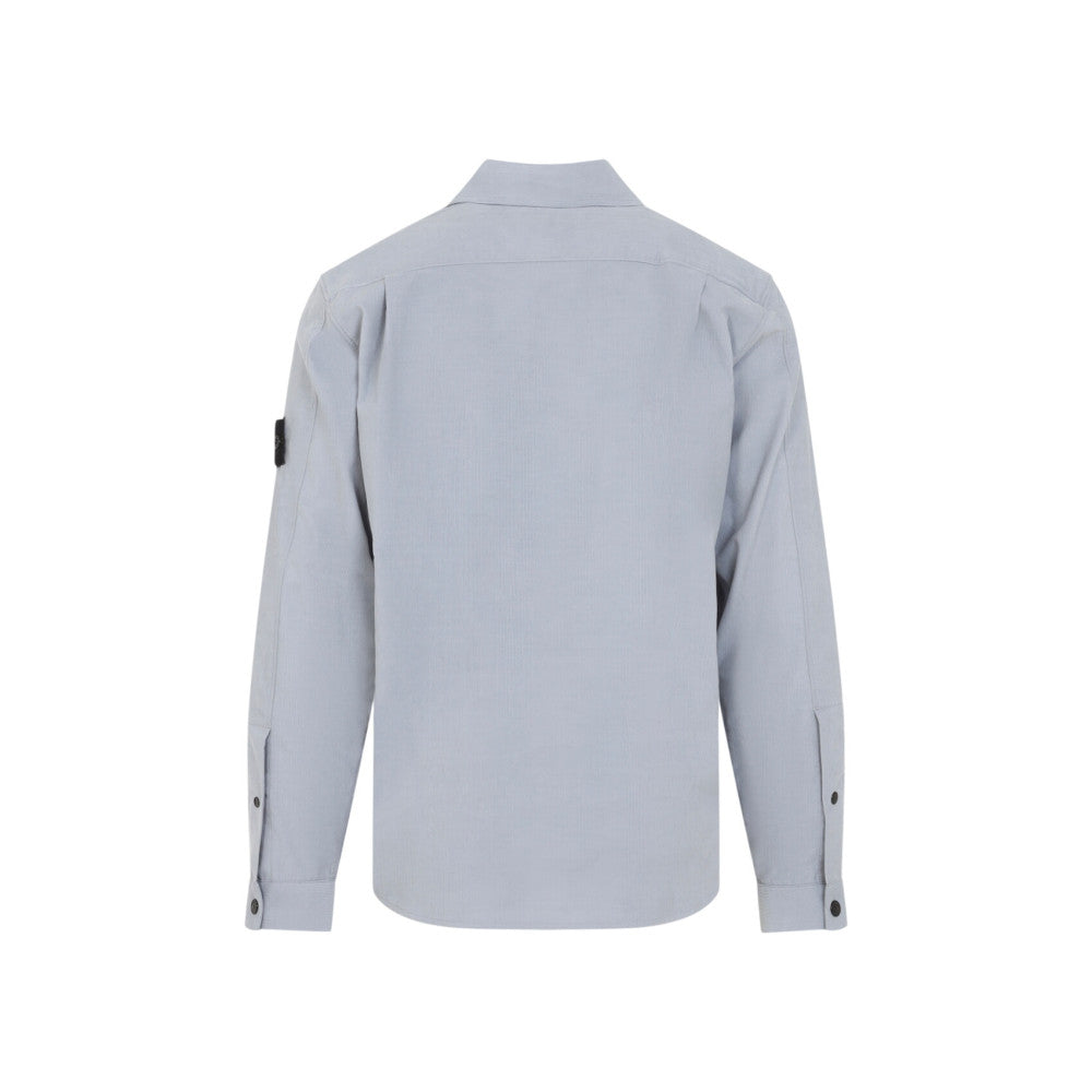 Light Grey Regular Overshirt 2