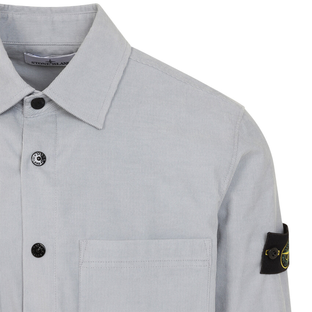 Light Grey Regular Overshirt 3