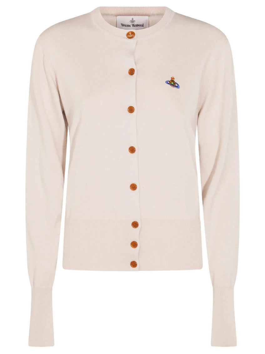 White Round Neck Sweater 1