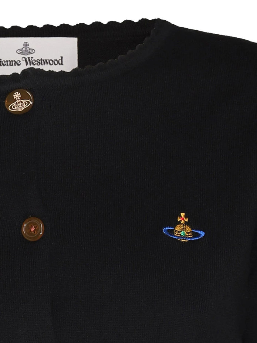 Black Solid Knitted Cardigan 3