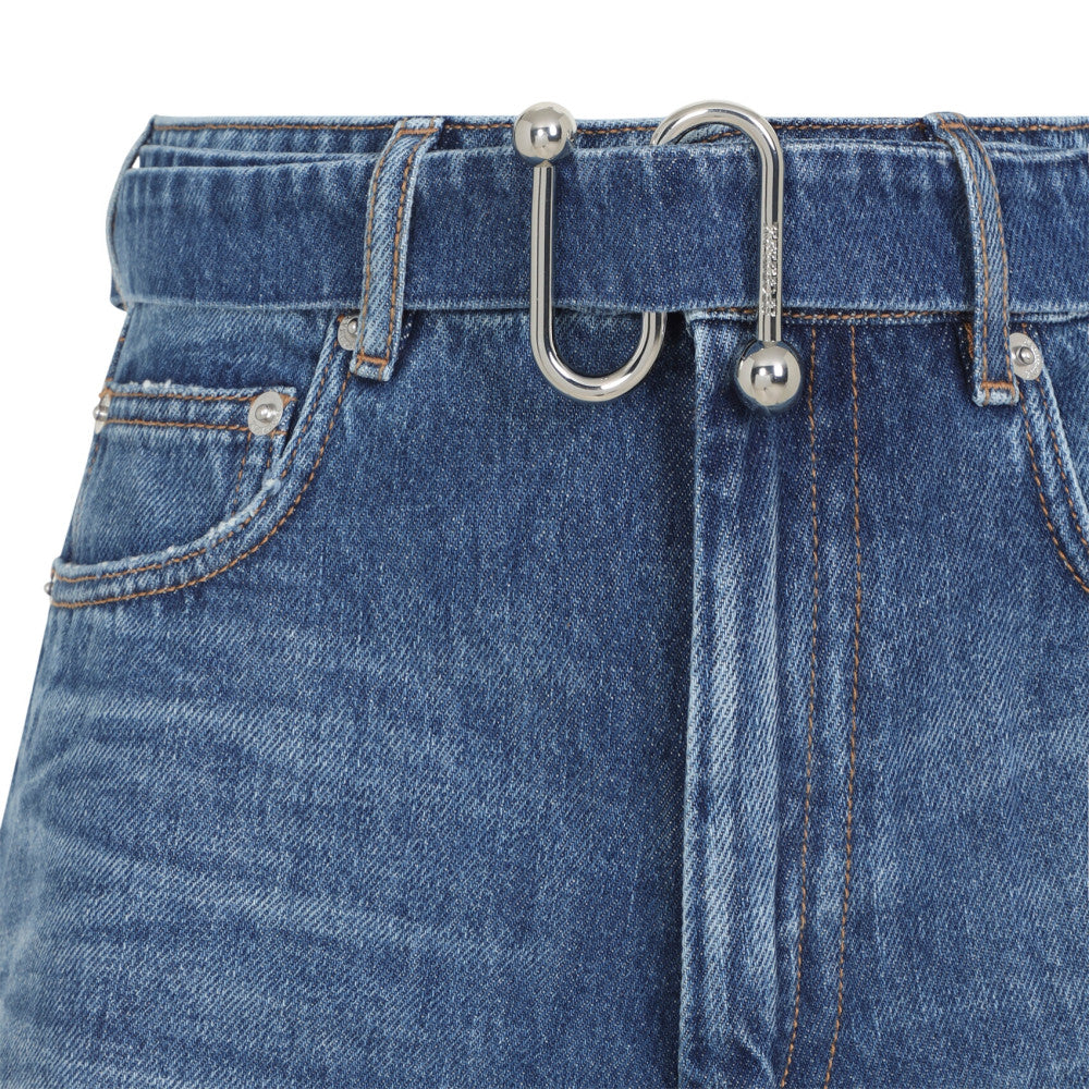 Blue Regular High Rise Jeans 3
