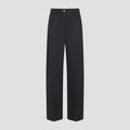 Anthracite Grey Wool Pants 1