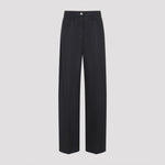 Anthracite Grey Wool Pants 1