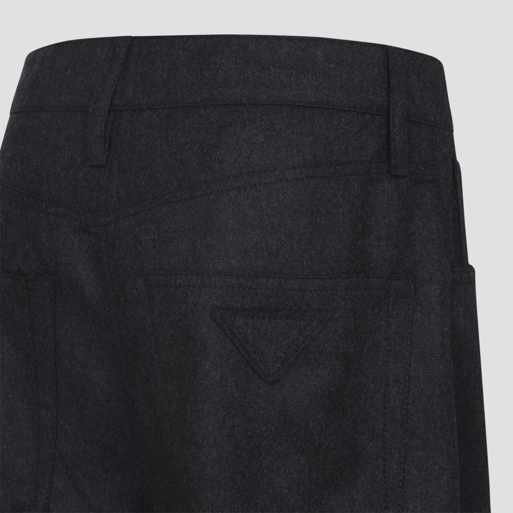Anthracite Grey Wool Pants 5